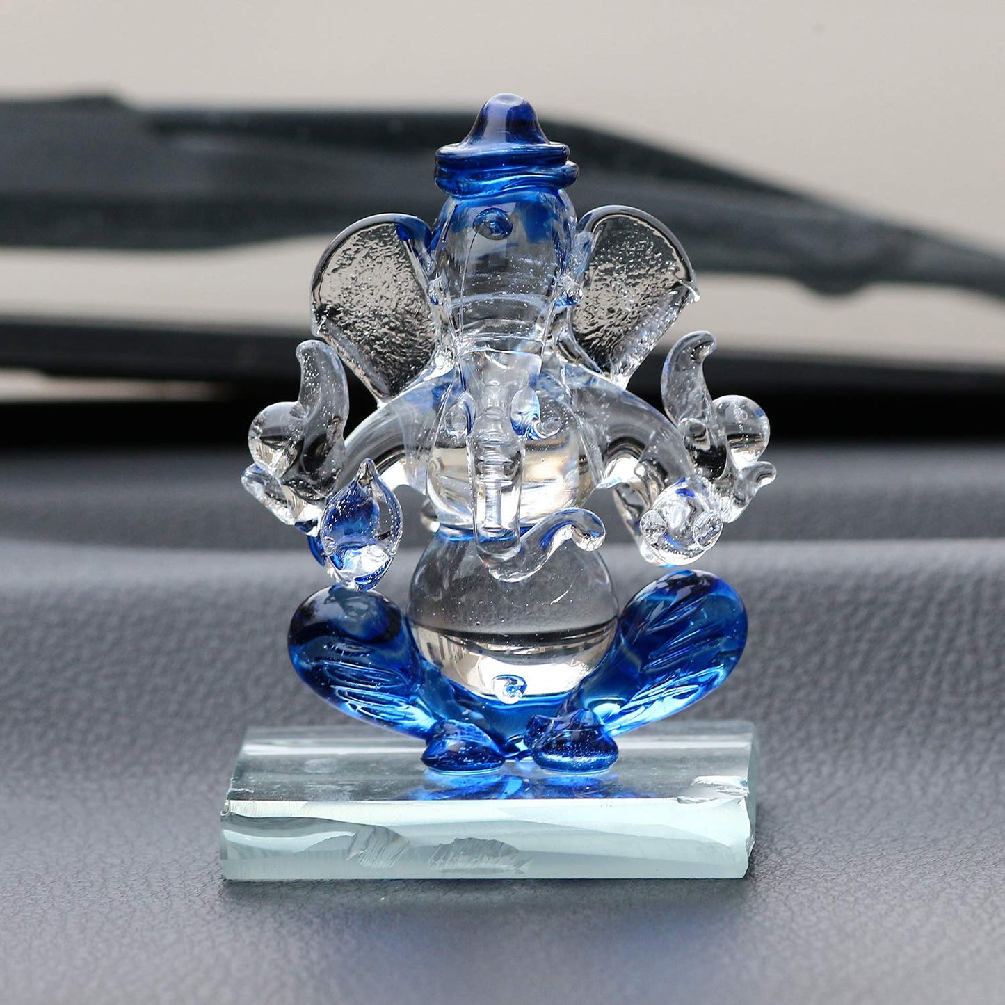 Crystal Ganesha Double Sided