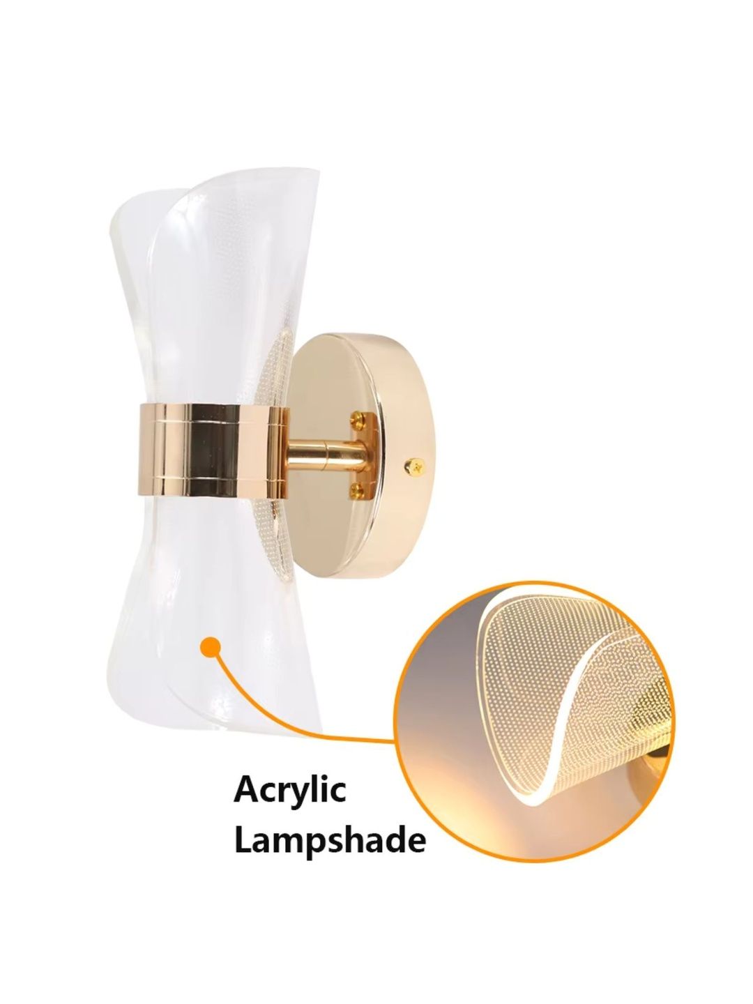 Modern Simple And Light Luxury Bedroom Wall Lamp