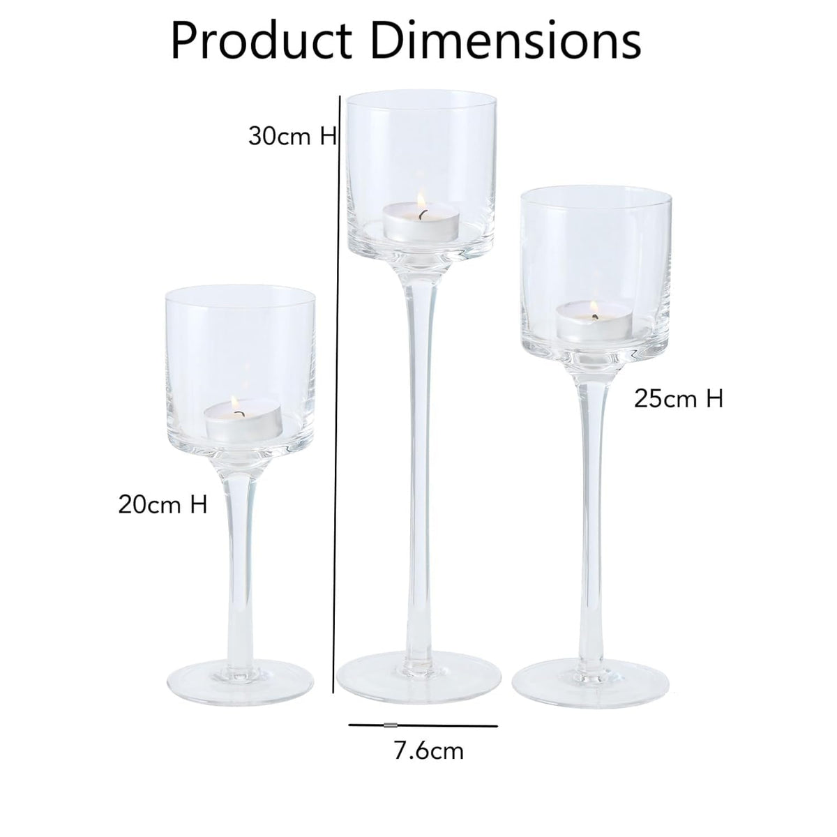 Candle Holder - Set of 3