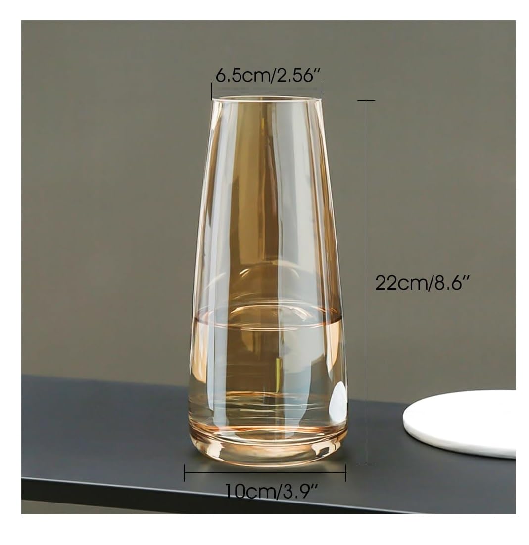 Luster Glass Vase - 9 inche