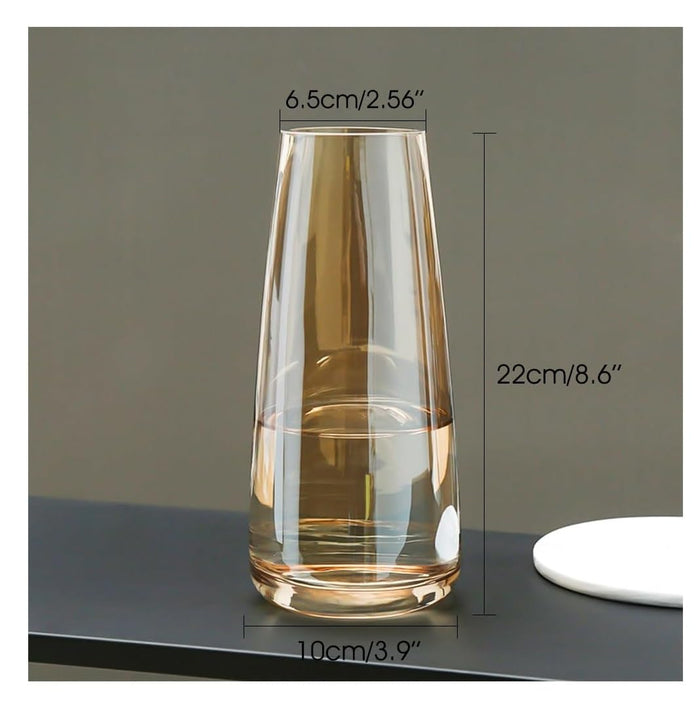 Luster Glass Vase - 9 inche